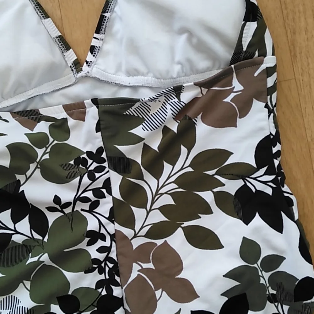 Tropical‎ halter top one piece